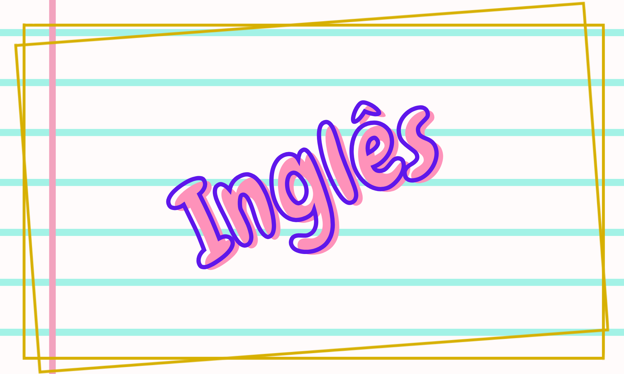 Categoria Inglês
